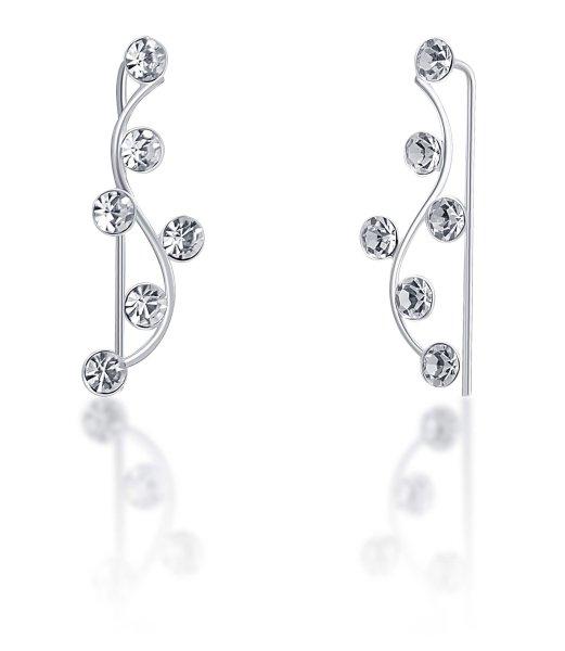 JwL Luxury Pearls Bájos csillogó fülbevalók
kristályokkal JL0690