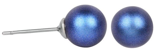 Levien Modern fülbevaló Pearl Iridescent Dark Blue