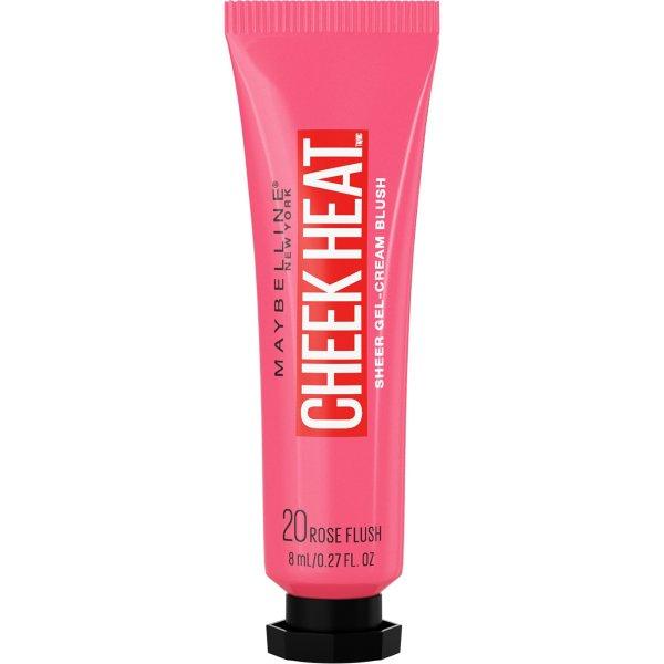 Maybelline Gél-krém arcpirosító Cheek Heat (Sheer Gel-Cream
Blush) 8 ml 20 Rose Flash