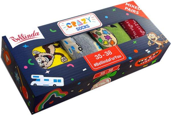 Bellinda Ajándék szett Crazy Socks Box BOX 3 FW23 39-42