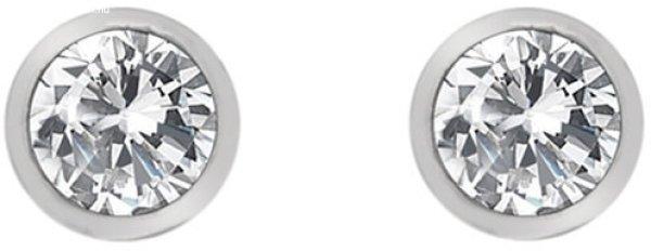 Hot Diamonds Ezüst fülbevaló topázzal és valódi
gyémánttal Willow DE584