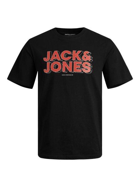 Jack&Jones Férfi póló JCOSPACE Standard Fit 12243940 black S