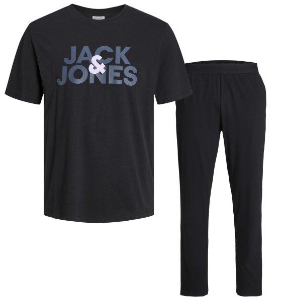 Jack&Jones Férfi pizsama JACULA Standard Fit 12254994 Black XXL