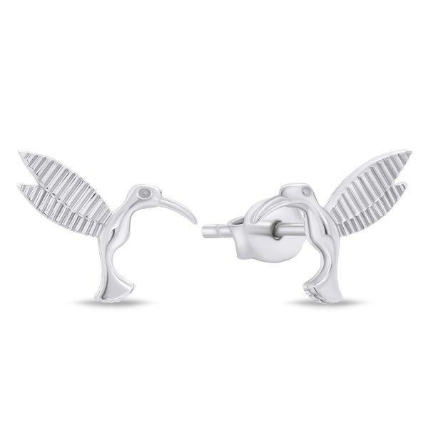Brilio Silver Finom ezüst fülbevaló Kolibri EA794W
