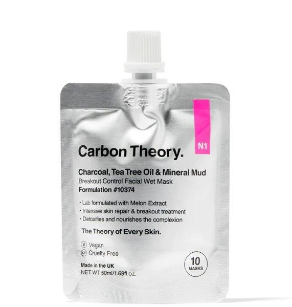 Carbon Theory Ásványi iszap maszk Charcoal, Tea Tree Oil & Mineral Mud
Breakout Control (Facial Wet Mask) 50 ml