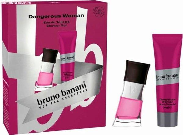 Bruno Banani Dangerous Woman - EDT 30 ml + tusfürdő 50 ml