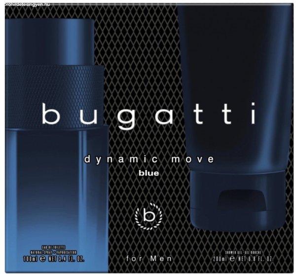 Bugatti Dynamic Move Blue - EDT 100 ml + tusfürdő 200 ml