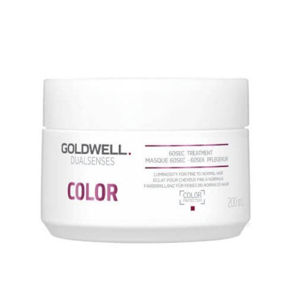 Goldwell Regeneráló maszk normál és
vékonyszálú festett hajra Color (60 Sec Treatment) 200 ml