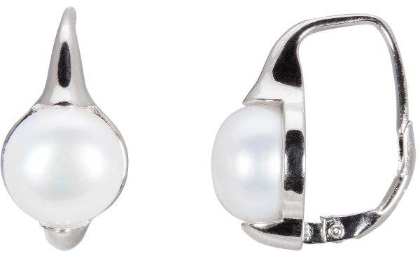 JwL Luxury Pearls Ezüst fülbevaló igazgyönggyel JL0460