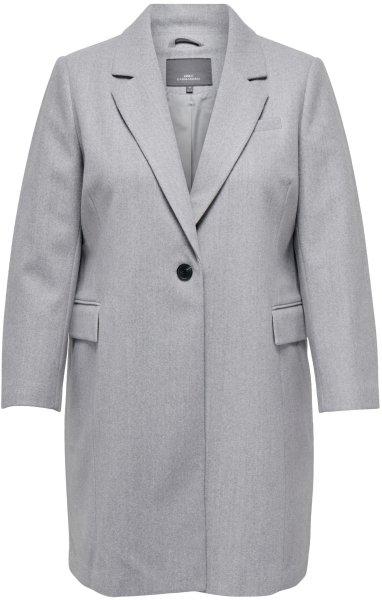 ONLY CARMAKOMA Női kabát CARNANCY 15295413 Light Grey Melange XL