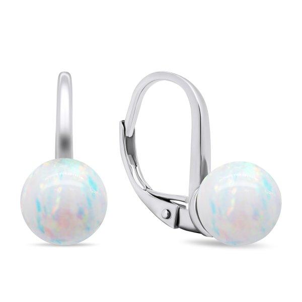 Brilio Silver Bájos ezüst fülbevaló szintetikus
opálokkal EA681W