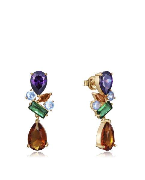 Viceroy Jellegzetes aranyozott fülbevaló kristályokkal Elegant
13096E100-39