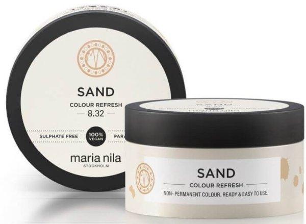 Maria Nila Gyengéd tápláló maszk tartós
színpigmentek nélkül 8.32 Sand (Colour Refresh Mask) 100 ml