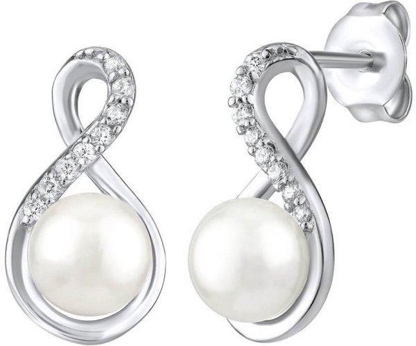 Silvego Eredeti ezüst fülbevalók valódi fehér
gyönggyel JST16959E