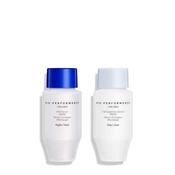 Shiseido Csere utántöltők a fiatalító
bőrápoló készlet Bio-Performance Skin Filler Serum 2 x 30
ml