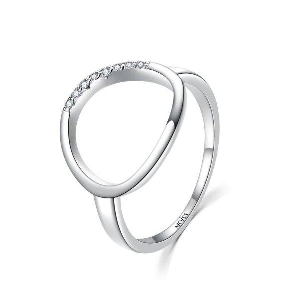 MOISS Elegáns ezüst gyűrű cirkónium kövekkel
R0001901 48 mm