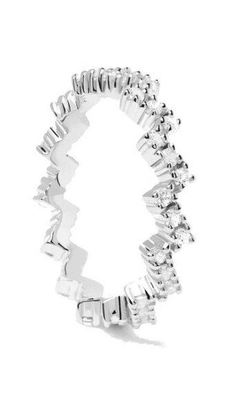 PDPAOLA Csillogó ezüst gyűrű cirkónium kövekkel
ZIPPER Silver AN02-685 52 mm