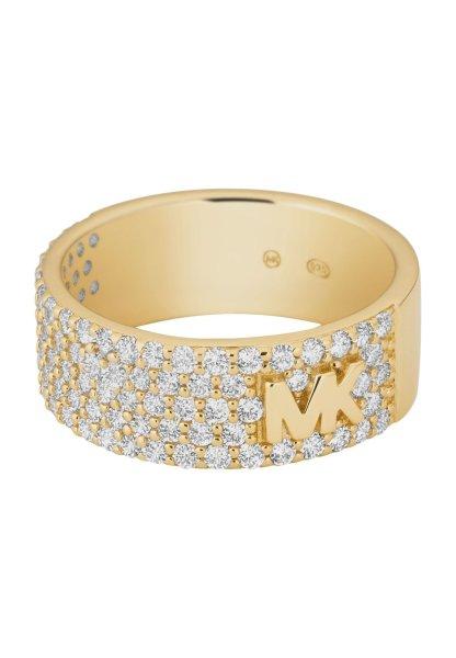 Michael Kors Csillogó ezüst gyűrű cirkónium
kövekkel MKC1555AN710 49 mm