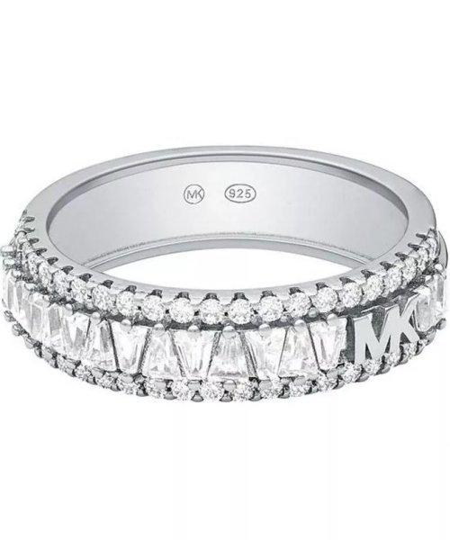 Michael Kors Csillogó ezüst gyűrű cirkónium
kövekkel MKC1637AN040 49 mm