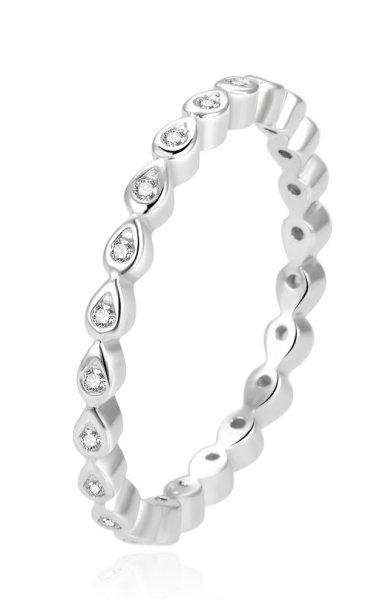 Beneto Csillogó ezüst gyűrű AGG371L 54 mm