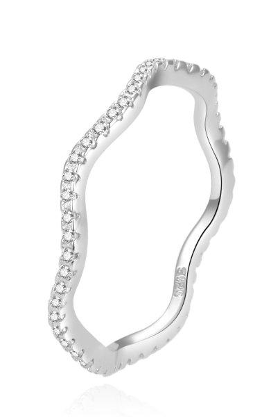 Beneto Eredeti ezüst gyűrű színtiszta cirkónium
kővel AGG226 62 mm
