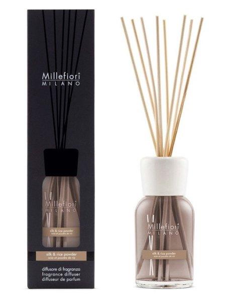Millefiori Milano Aromadiffúzor Natural Selyem & rizspor 500 ml