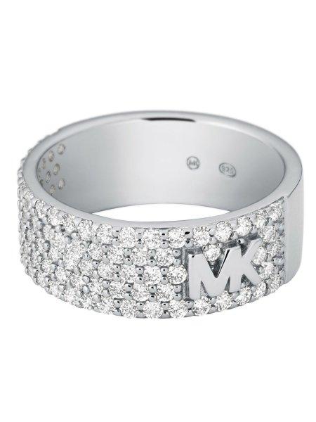 Michael Kors Csillogó ezüst gyűrű cirkónium
kövekkel MKC1555AN040 60 mm