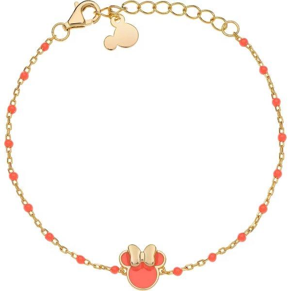 Disney Bájos, aranyozott karkötő Minnie Mouse BS00077YL-55.CS