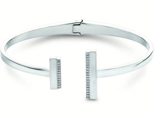 Calvin Klein Merev acél karkötő kristályokkal Minimal
Linear 35000160