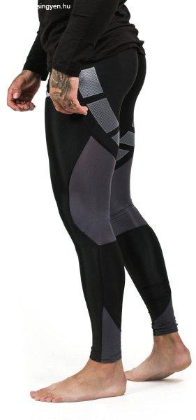 GymBeam Férfi leggings Flex Tights Black and Grey M