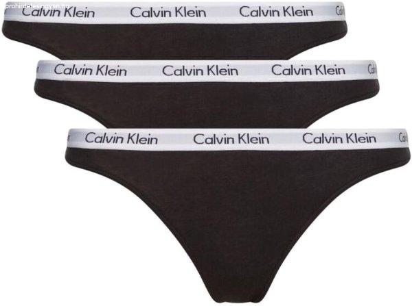 Calvin Klein 3 PACK - női tanga alsó QD3587E-001 L