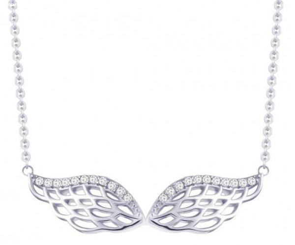 Preciosa Ezüst nyaklánc cirkónium kövekkel Angel Wings 5217
00
