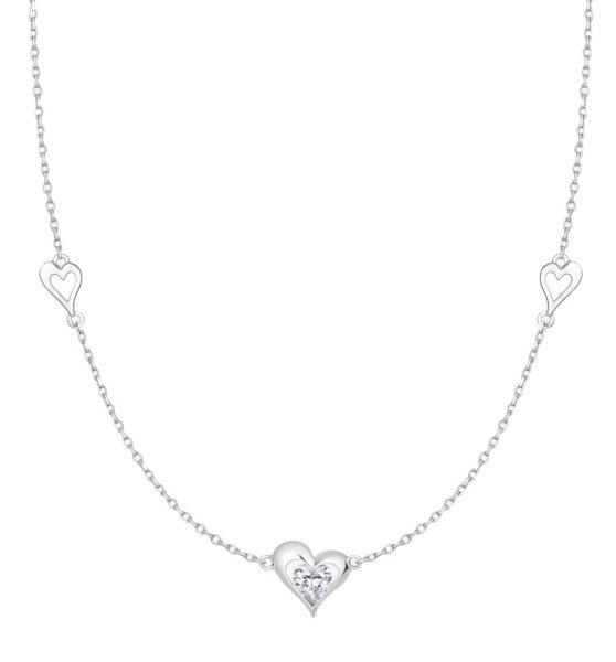 Preciosa Romantikus ezüst nyaklánc Clarity cirkónium kővel
Preciosa 5386 00