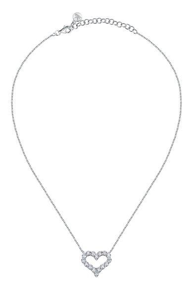 Morellato Bájos ezüst szív nyaklánc Romantikus SAIW128