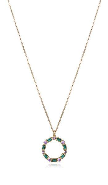 Viceroy Gyönyörű aranyozott nyaklánc cirkónium
kövekkel Elegant 9120C100-39