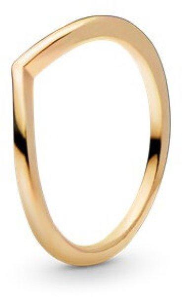 Pandora Minimalistaaranyozott acél gyűrű Shine 168742C00 56 mm