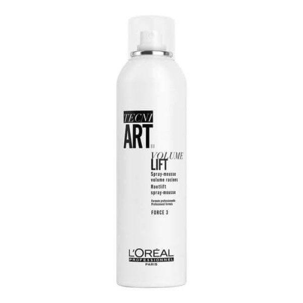 L´Oréal Professionnel Hab a haj mennyiségének
növelésére a gyökerektől Tecni.Art Volume Lift (Root
Lift Spray-mousse) 250 ml