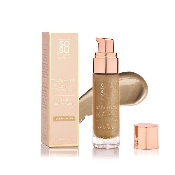 SOSU Cosmetics Bőrvilágosító alapozó bázis
(Radiance Base) 18 ml Silk Bronze