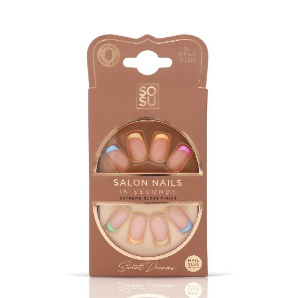 SOSU Cosmetics Műkörmök Sweet Dreams (Salon Nails) 30 db