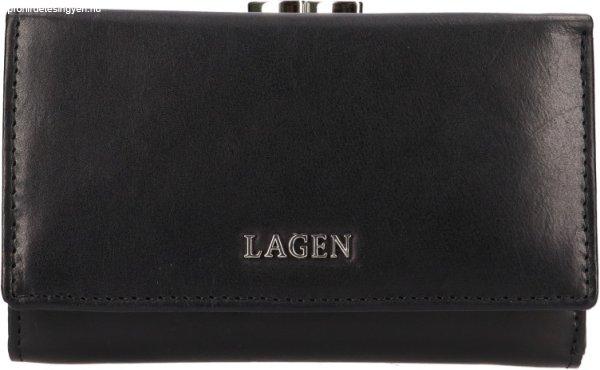 Lagen Női bőr pénztárca LG-2167 BLK