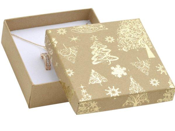 JK Box Karácsonyi ajándékdoboz fülbevalókhoz KX-5/AU