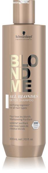 Schwarzkopf Professional Méregtelenítő sampon minden
típusú szőke hajra BLONDME All Blondes (Detox Shampoo) 1000 ml
