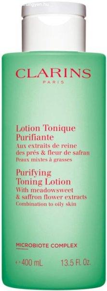 Clarins Tonizáló víz vegyes és zsíros bőrre
(Purifying Toning Lotion) 400 ml