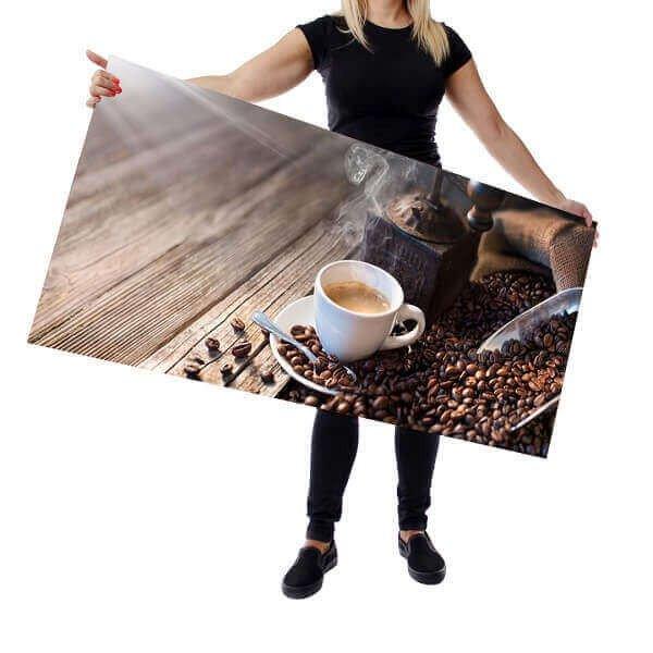 Wallplex falburkoló konyhapanel Kávé (Méret: Nagy 60x240)
