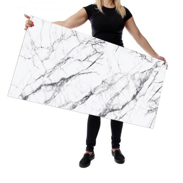 Wallplex falburkoló konyhapanel Fehér márvány (Méret: Óriás 60x300)
