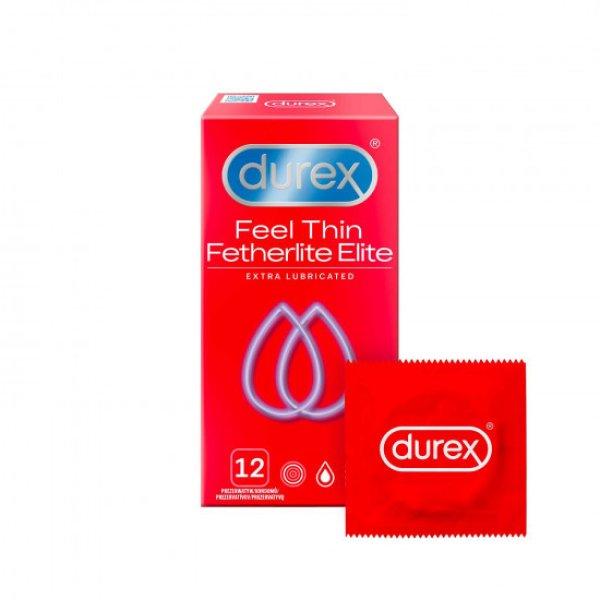 Durex Feel Thin Extra Lubricated – vékony óvszerek (12 db)