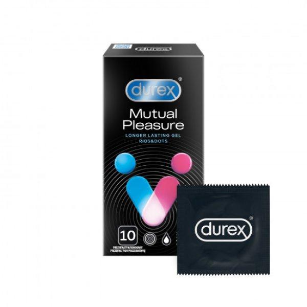 Durex Mutual Pleasure – bordázott óvszerek (10 db)