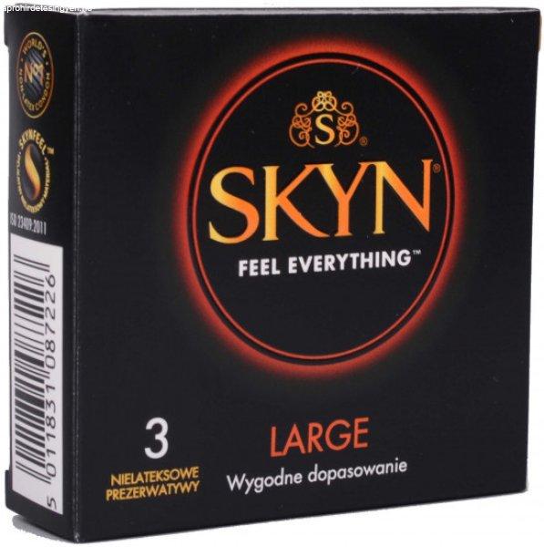 SKYN Large – XL latexmentes óvszerek (3 db)