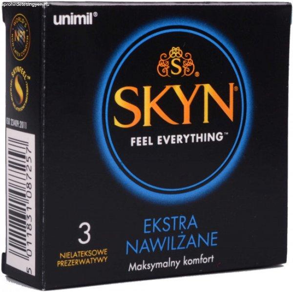 SKYN Extra Lube – latexmentes óvszerek (3 db)