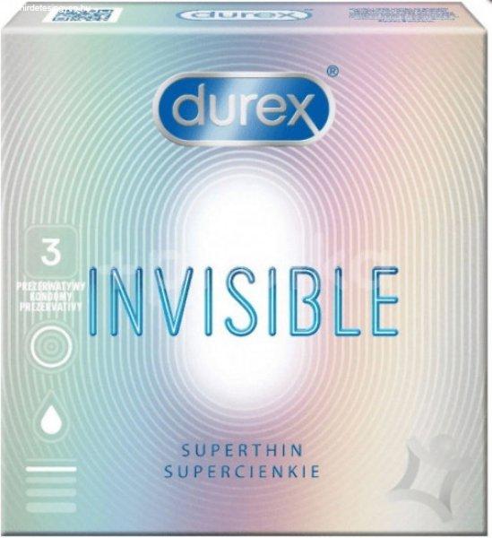 Durex Invisible – vékony óvszerek (3 db)